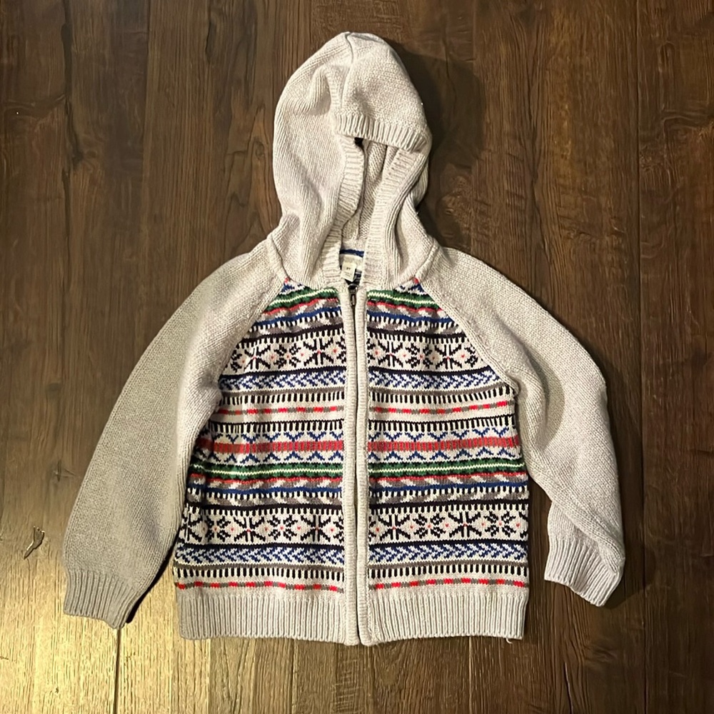 🚨4/$13🚨 Gymboree Zipup Sweater